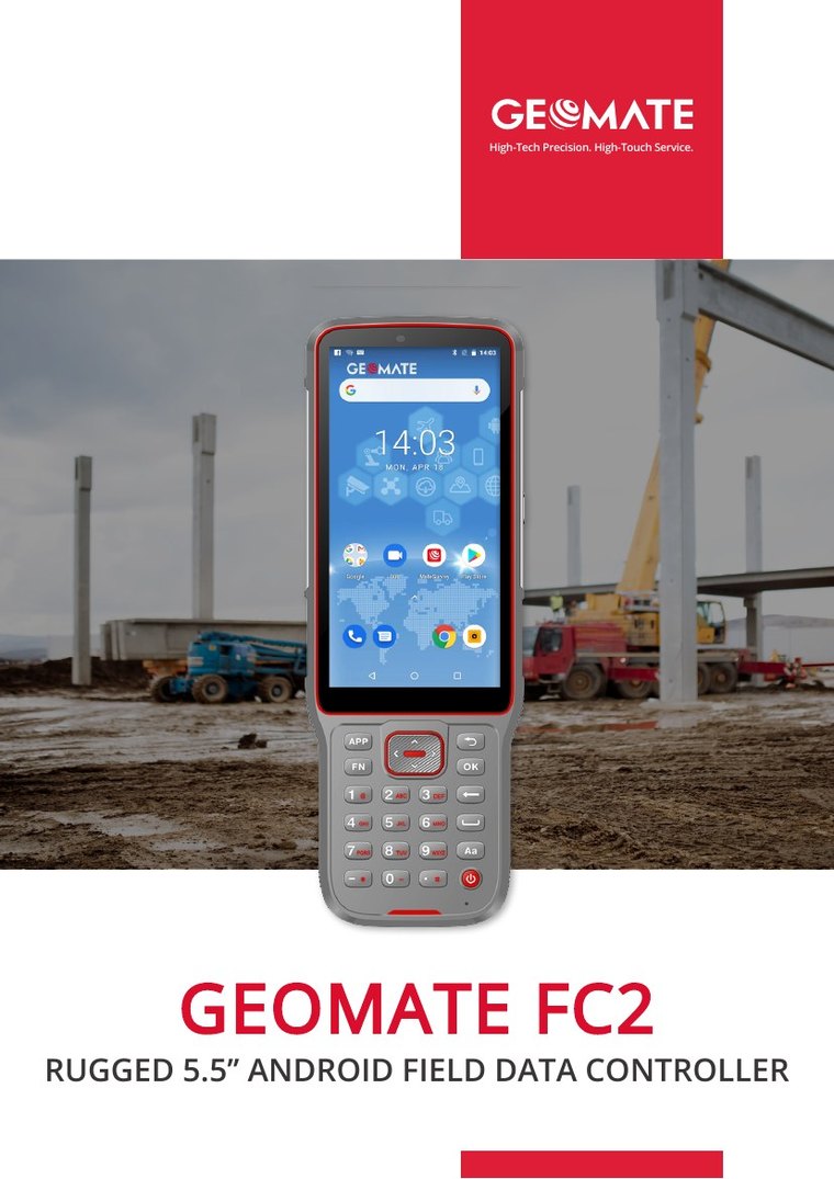 Първа страница на брошурата на GEOMATE FC2