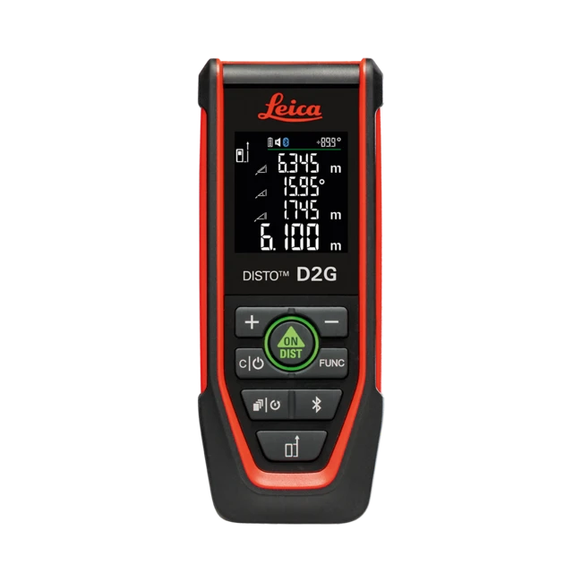 Leica DISTO D2G — лазерна ролетка със зелен лъч, 120 m